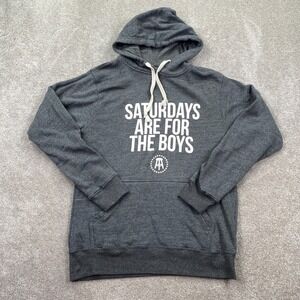 J America Barstool Sports Saturdays Are for the Boys Hoodies Unisex Adult Size L
